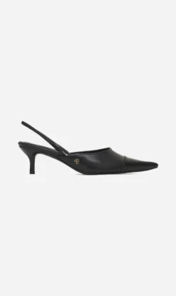 Anine Bing | Willa Slingback Heels - Black